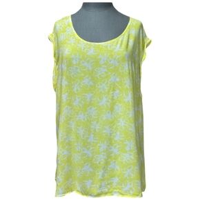 Banana Republic floral cap sleeve top